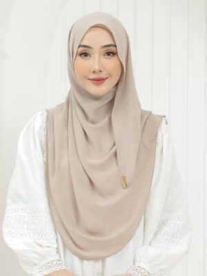Instant Shawl Kayla - Ash Brown