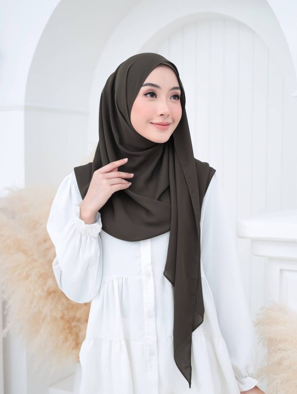 Tyra Tri Shawl - Army - Image 2