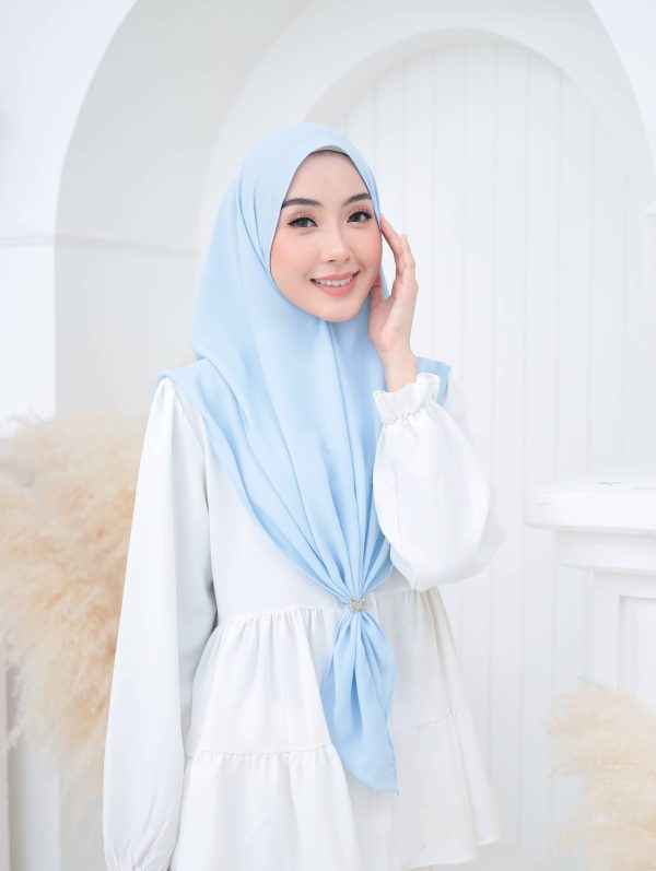 Tyra Tri Shawl - Skyblue - Image 2