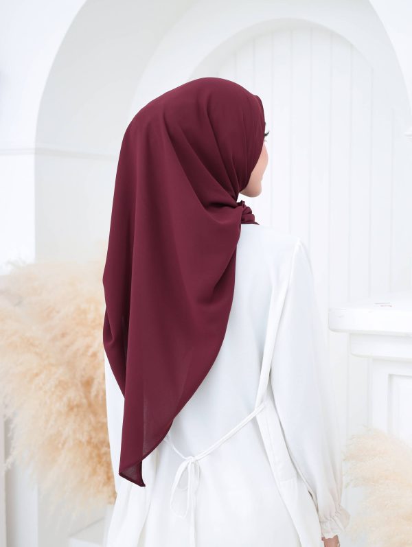 Tyra Tri Shawl - Brick - Image 3