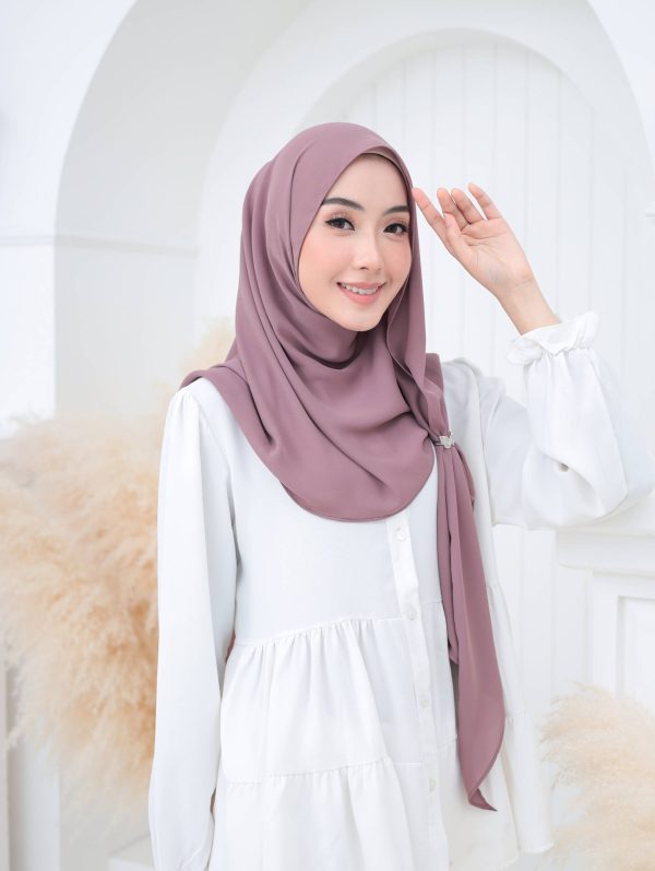 Tyra Tri Shawl - Mauve - Image 2