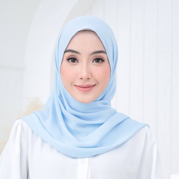 Tyra Tri Shawl - Skyblue