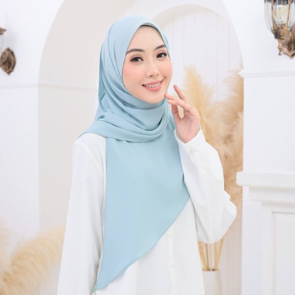Tyra Tri Shawl - Dusty Mint - Image 2