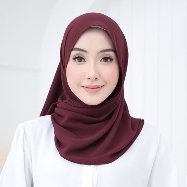 Tyra Tri Shawl - Brick