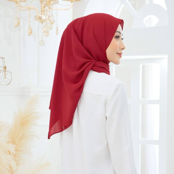 Tyra Tri Shawl - Red Velvet - Image 2