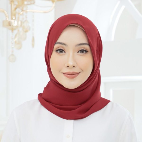 Tyra Tri Shawl - Red Velvet