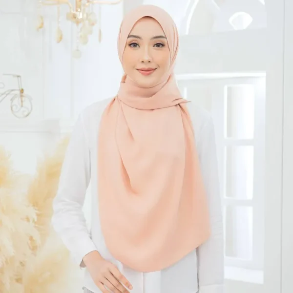 Tyra Curve Shawl - Caramel