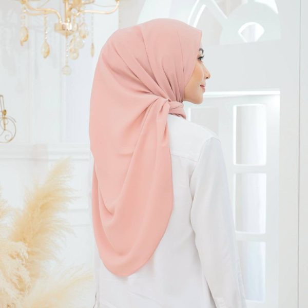Tyra Curve Shawl - Dusty Pink - Image 2