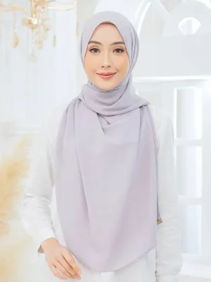 Tyra Curve Shawl - Lilac