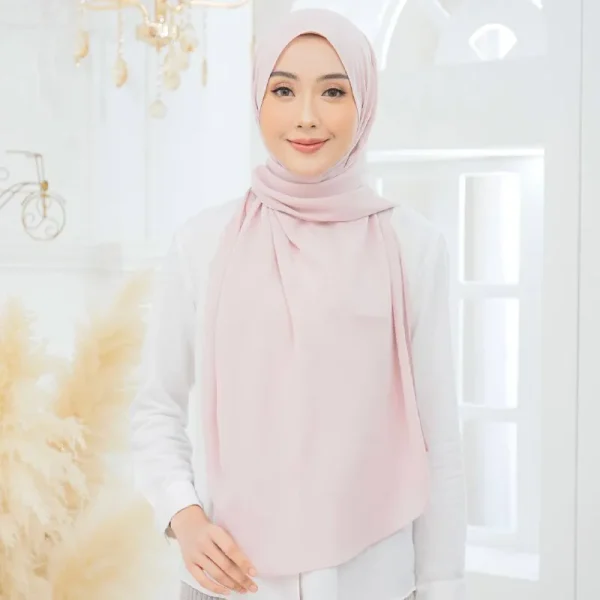 Tyra Curve Shawl - Milkshake