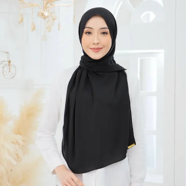 Tyra Curve Shawl - Oreo