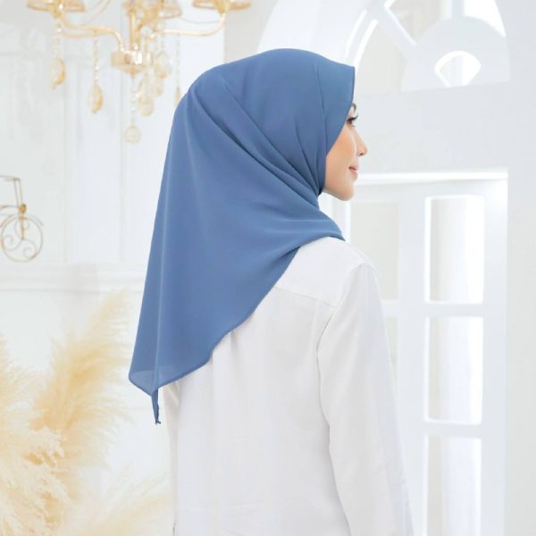 Tyra Tri Shawl - Denim - Image 2