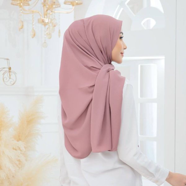 Tyra Curve Shawl - Plum - Image 2