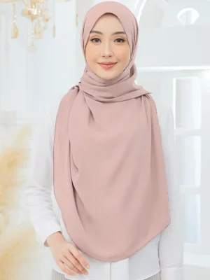 Tyra Curve Shawl - Periwinkle