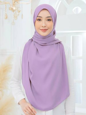 Tyra Curve Shawl - Violet