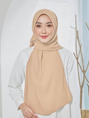 Tyra Curve Shawl - Espresso