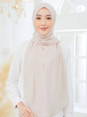 Tyra Curve Shawl - Dusty Blush