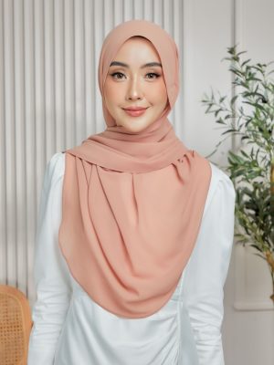 Semi Lazy Shawl - Sweety Pink