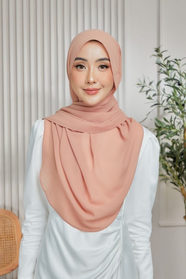 Semi Lazy Shawl - Sweety Pink