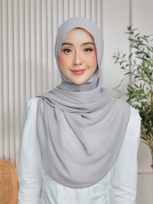 Semi Lazy Shawl - Dust Grey