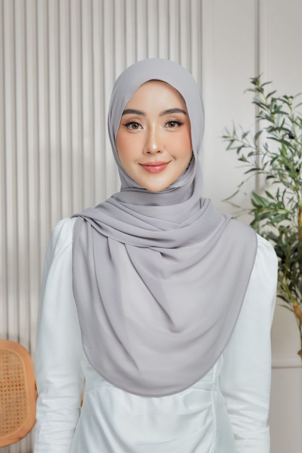 Semi Lazy Shawl - Dust Grey