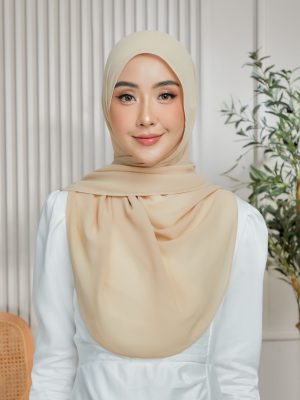 Semi Lazy Shawl - Creme Brulee