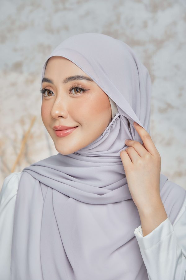 Semi Lazy Shawl - Lilac Skies - Image 4
