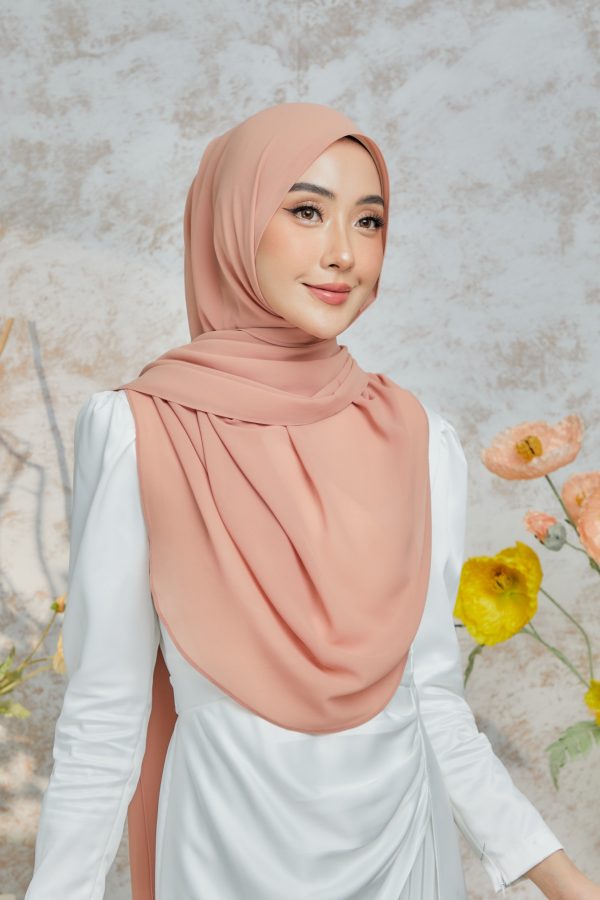 Semi Lazy Shawl - Sweety Pink - Image 2